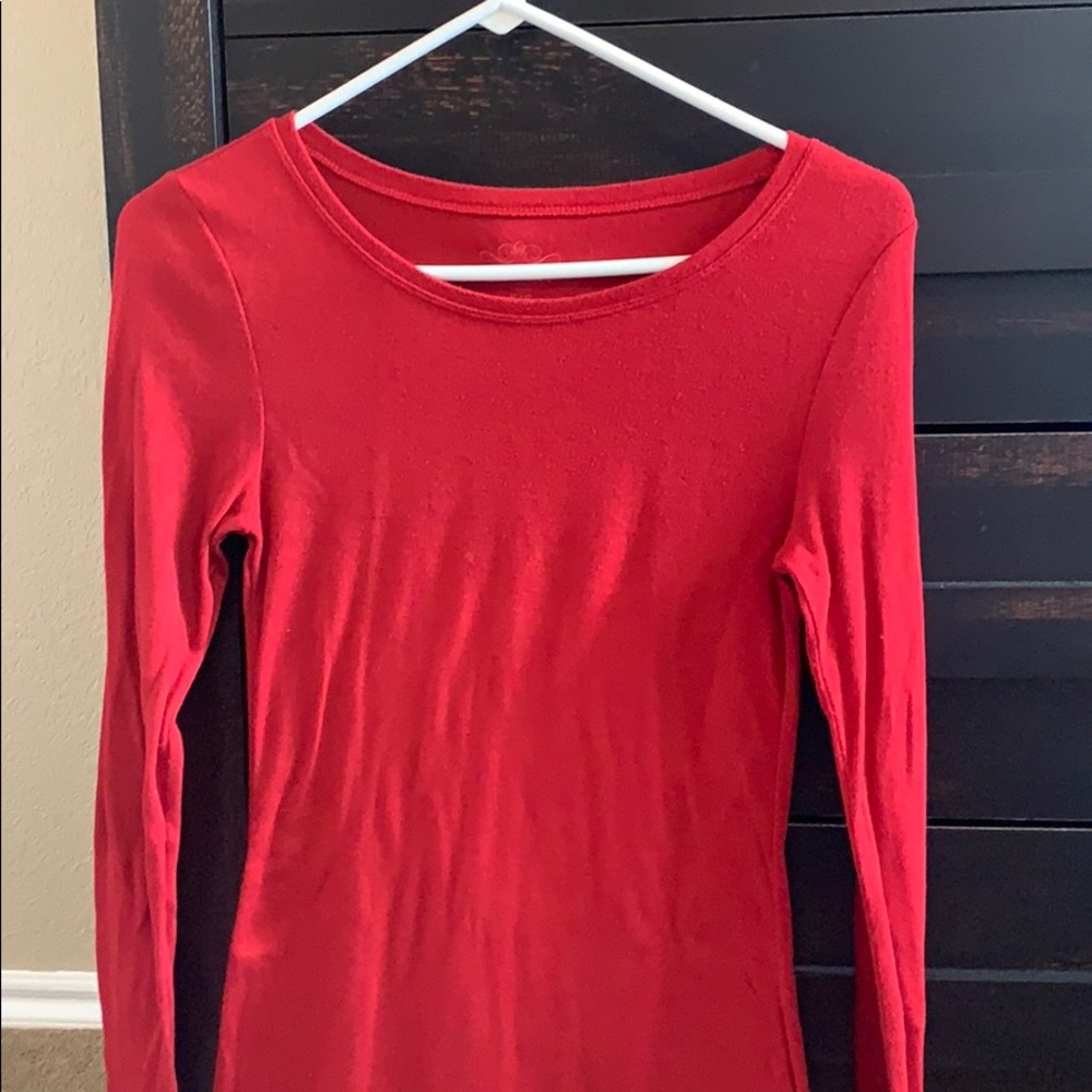 Red long sleeve
